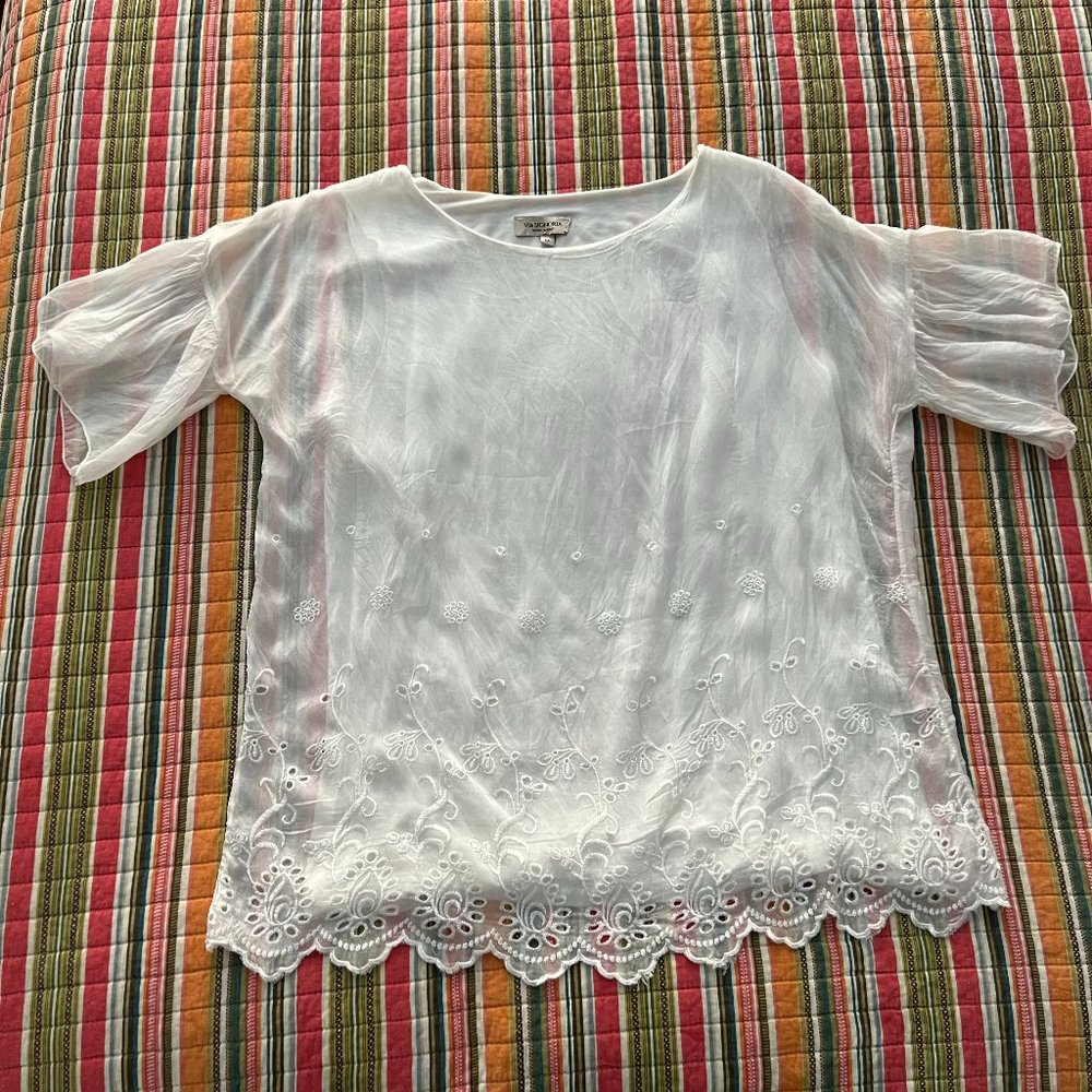 Gauzy silk tunic